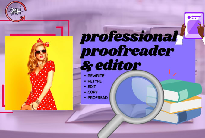 Gig Preview - Be your professional proofreader writer and editor