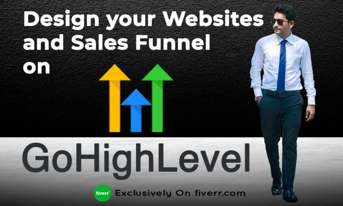 Gig Preview - Design your website and  sales funnel on gohighlevel