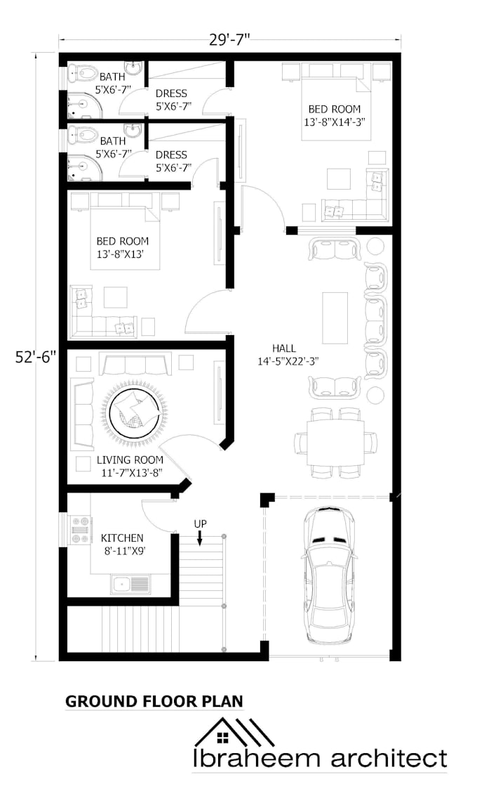 Gig Preview - Draw 2d floor plans, elevations,section,key plans