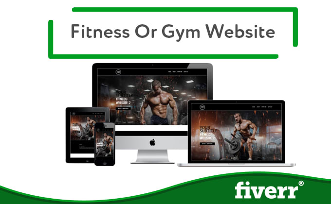 Gig Preview - Design an attractive  fitness or gym website