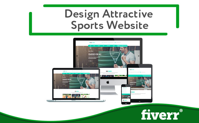 Gig Preview - Design a sport website for you