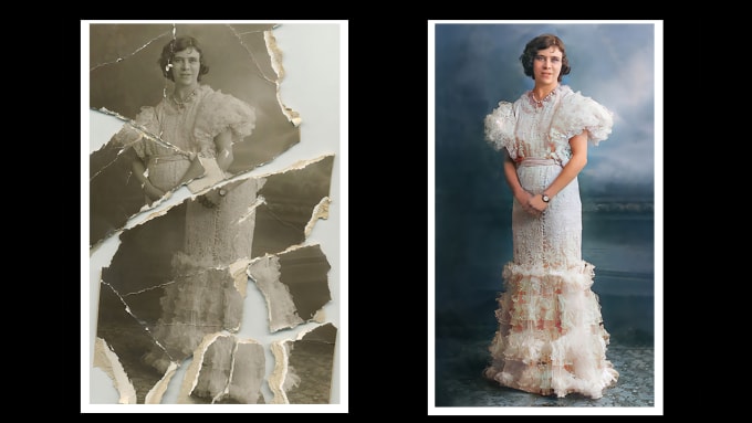 Gig Preview - Restore, repair, colorize and resizing your old photo