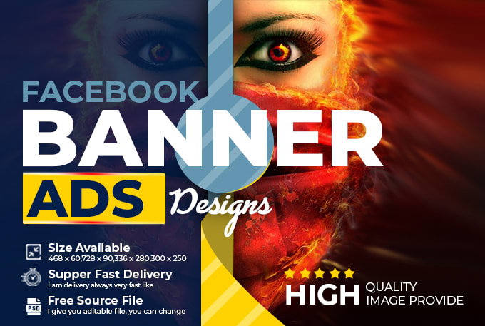 Gig Preview - Design professional facebook ads, banner and cover for you