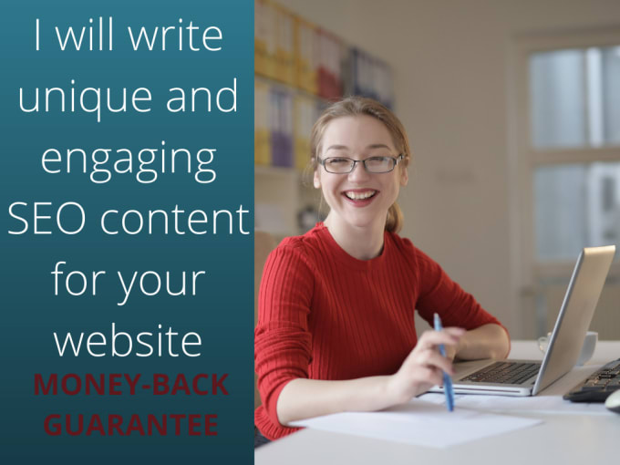 Gig Preview - Write unique and engaging SEO content for your website