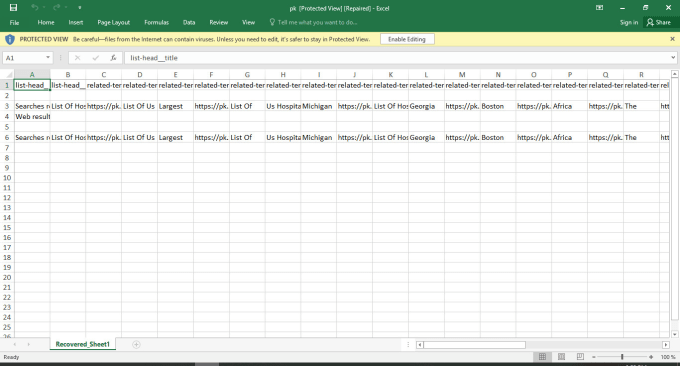 Gig Preview - Do data scraping ,web scraping and data entry work