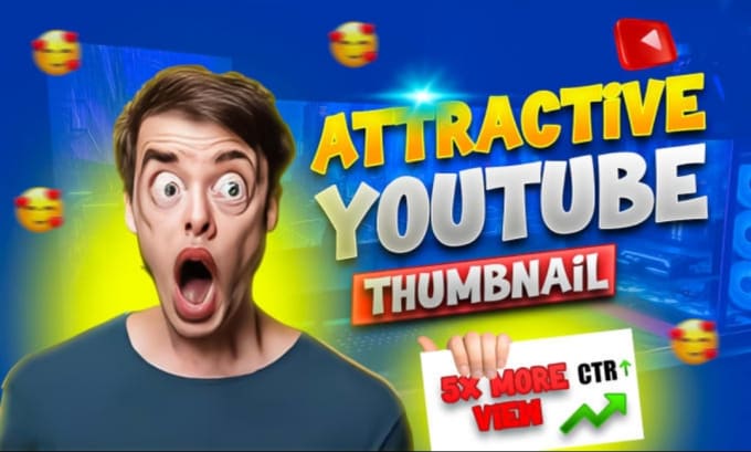 Gig Preview - Design viral youtube high CTR thumbnail