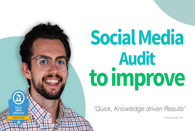 Gig Preview - Improve your brand value through a social media audit