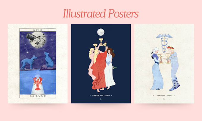 Bestseller - make a magical illustrated poster