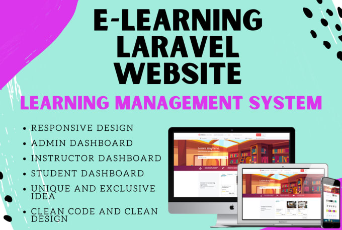 Gig Preview - Make laravel lms learning management system website