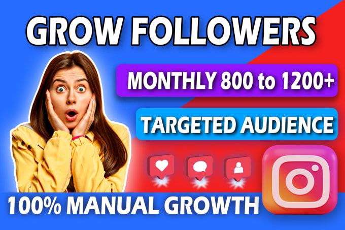 Gig Preview - Do instagram promotion to grow real followers and engagement