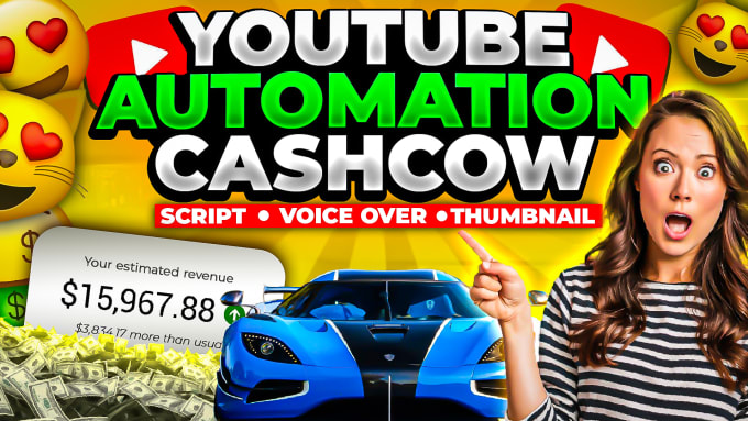 Gig Preview - Create cash cow faceless videos and youtube automation