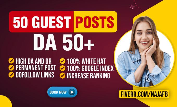 Gig Preview - Do guest posting services blog posting services with permanent dofollow links