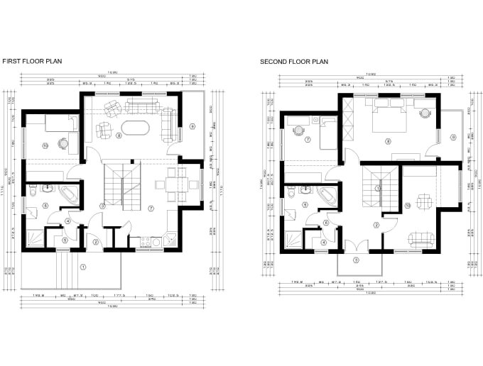 Gig Preview - Design and draw architectural floor plan in autocad