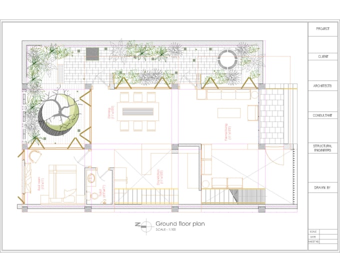 Gig Preview - Do cad 2d plan elevation section and architectural drawings