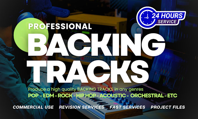 Gig Preview - Make backing track, instrumental or remake song in any genre