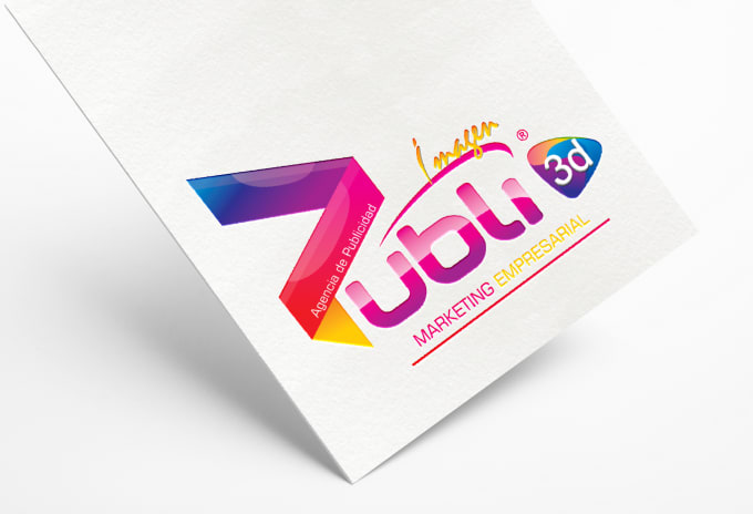 Gig Preview - Create a custom modern 3d logo in just 24 hours for you