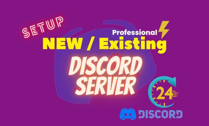 Gig Preview - Setup and modify discord server professionally