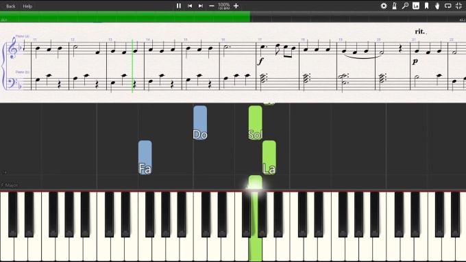 Gig Preview - Make an animated piano tutorial video for any song