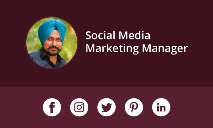 Gig Preview - Be your professional social media manager