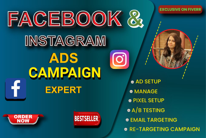 Gig Preview - Setup beneficial facebook ads campaign,  fb ad, instagram ads