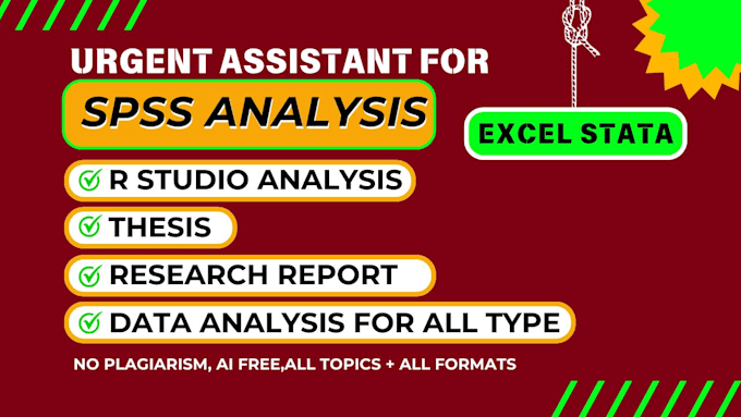 Gig Preview - Do data analysis, interpretation of research by  spss analysis ,python, excel