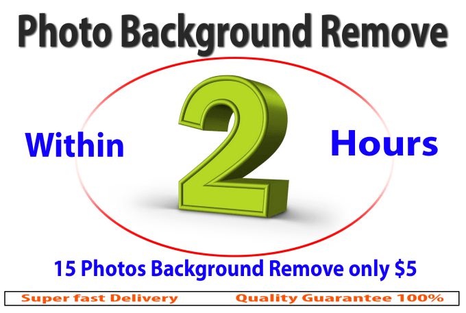 Gig Preview - Quickly any photo background remove perfectly