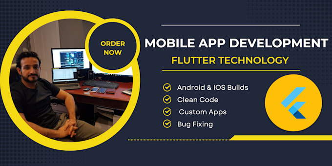 Gig Preview - Develop android and ios mobile apps using flutter