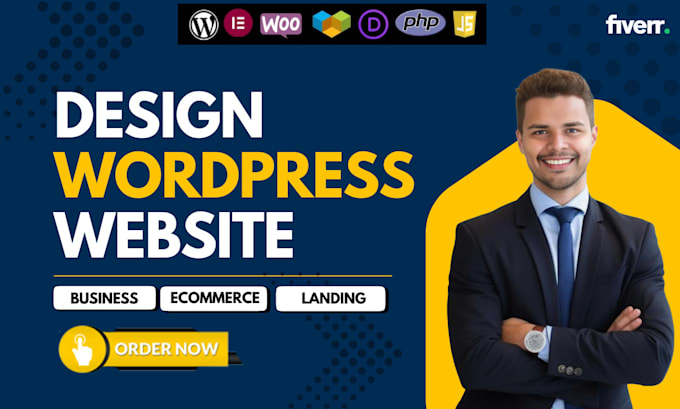 Gig Preview - Build responsive wordpress website design or wordpress redesign