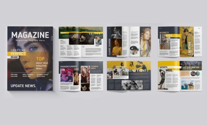 Gig Preview - Do fashion magazine cover, booklet, layout, PDF, catalogue, lookbook, newsletter