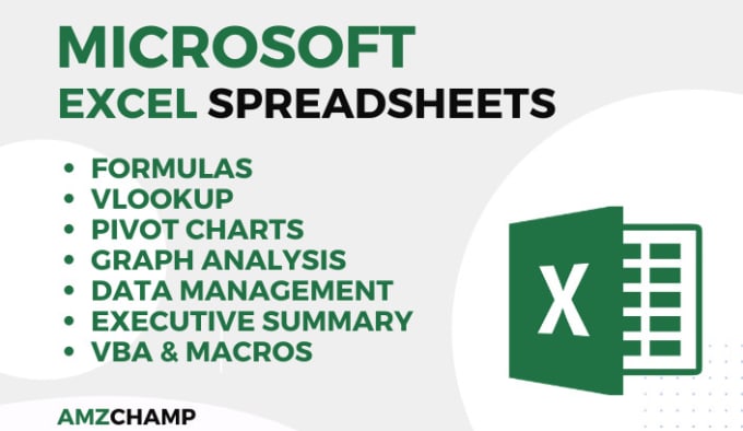 Gig Preview - Be your data analyst for microsoft excel