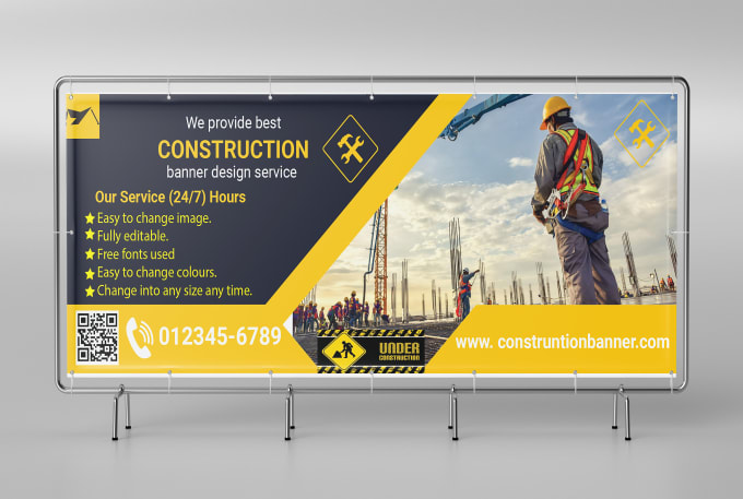 Bestseller - do construction banner design