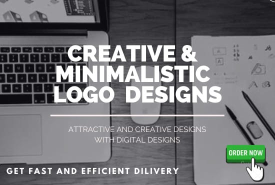 Gig Preview - Design minimalistic creative pencil sketched  logo designs