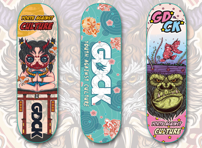 Gig Preview - Create artwork for your skateboard