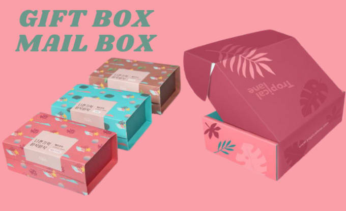 Gig Preview - Design elegant gift or mailer box design