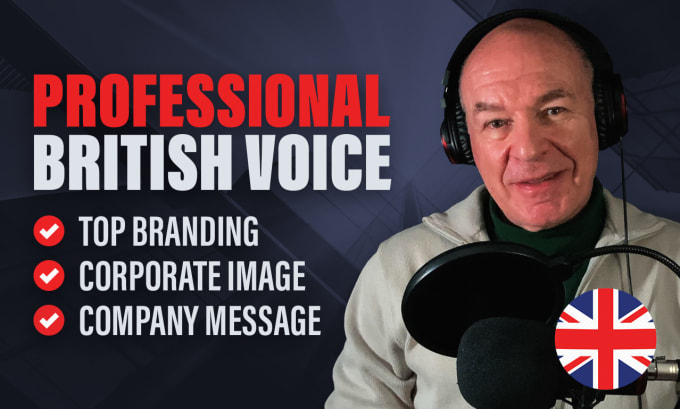 Gig Preview - Produce a british narration for your company videos