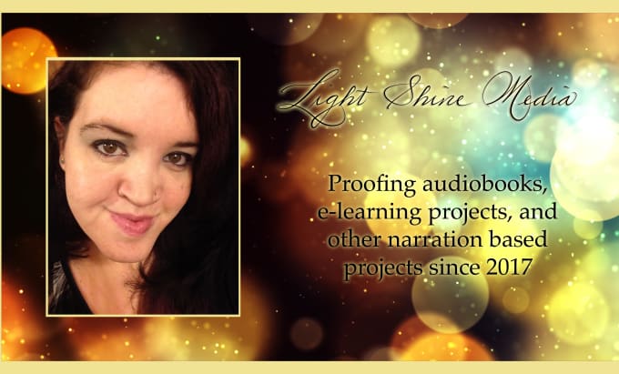 Gig Preview - Provide fast and friendly audiobook proofing services