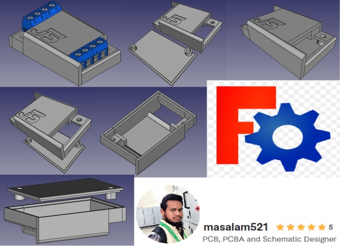 Gig Preview - Do 3d product design, model, enclosure box, casing and mold