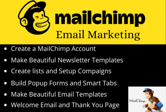 Gig Preview - Design responsive mailchimp email template and do automation