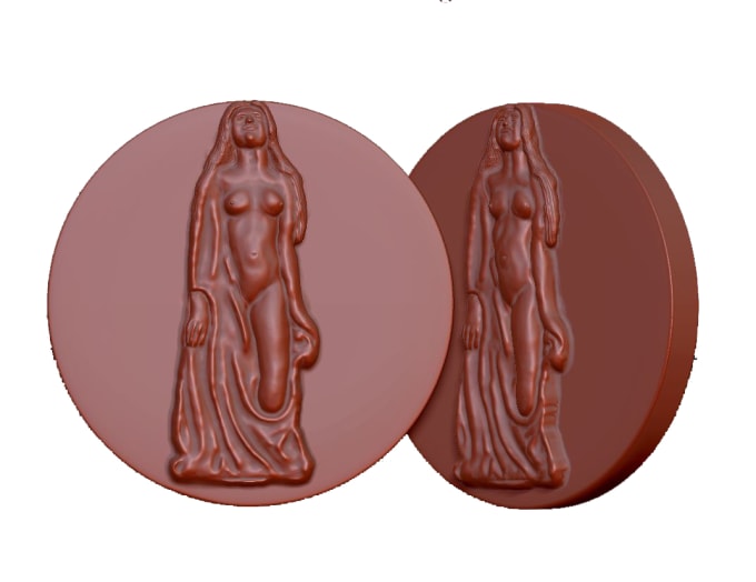 Gig Preview - Make your desirable bas and high relief,coin model as print ready