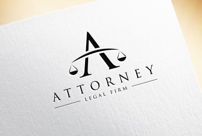 Gig Preview - Do monogram type logo for attorney legal law or lawyer