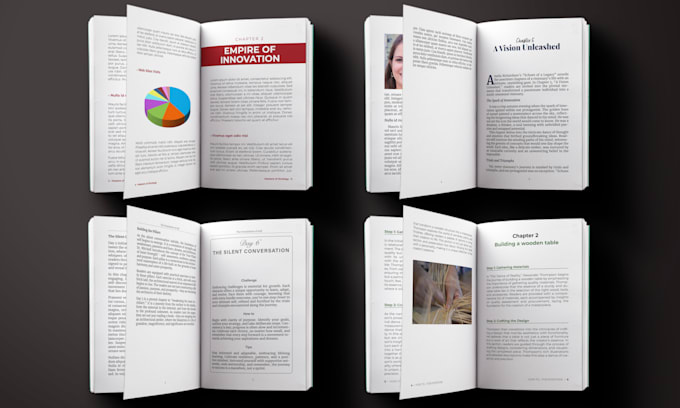 Gig Preview - Do book interior formatting and layout design for ebook and print