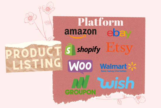 Gig Preview - Do ecommerce product listing with SEO keywords