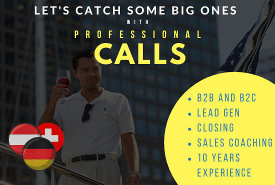 Gig Preview - Make professional sales calls for you