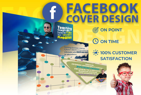 Gig Preview - Create a professional facebook cover within a day