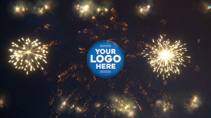 Bestseller - make firework celebration logo intro video