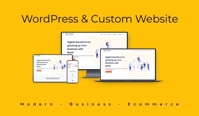 Gig Preview - Create wordpress website for your business