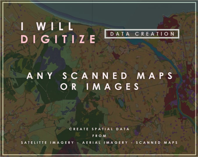 Gig Preview - Digitize or mapping any scanned maps or aerial images