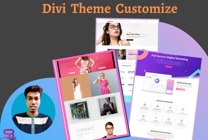 Gig Preview - Create a wordpress website with divi theme and elementor