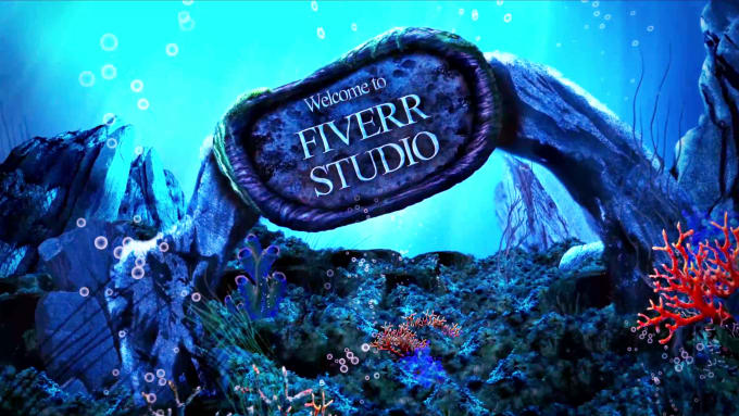 Gig Preview - Make underwater movie style logo or title opener