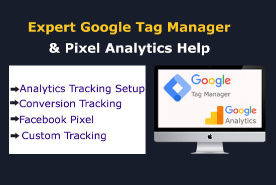 Gig Preview - Setup and fix google analytics, tag manager, GTM, and facebook pixel issues